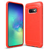 Flexi Slim Carbon Fibre Case for Samsung Galaxy S10e - Brushed Red